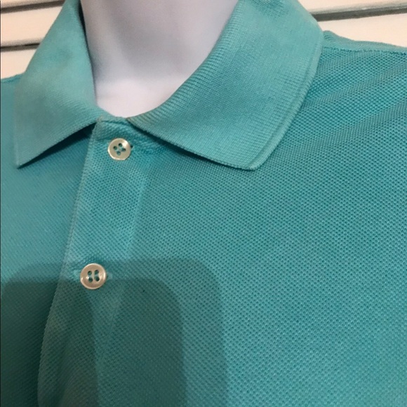 Womens La Coste Torquoise & Light Blue Tee Shirt size 16 - Picture 3 of 6